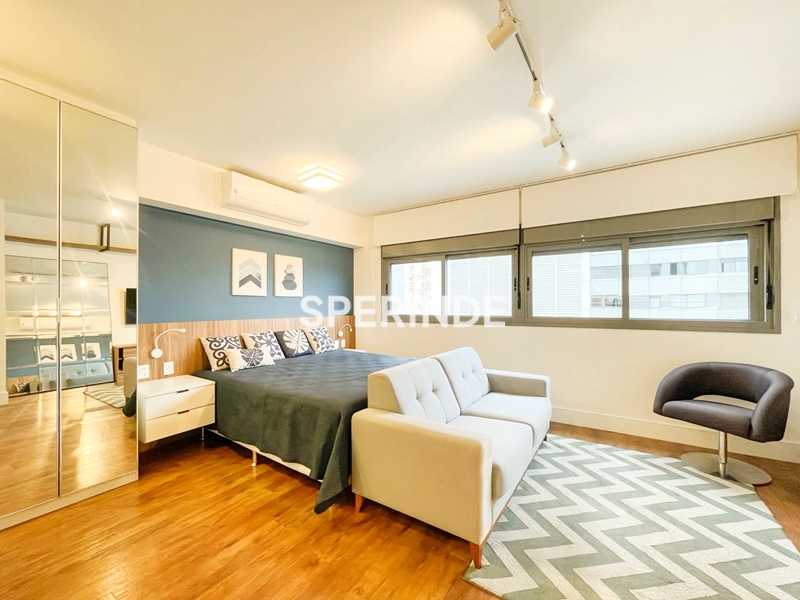 Apartamento para alugar com 38m², 1 quarto, 1 vaga no bairro Bela Vista em Porto Alegre